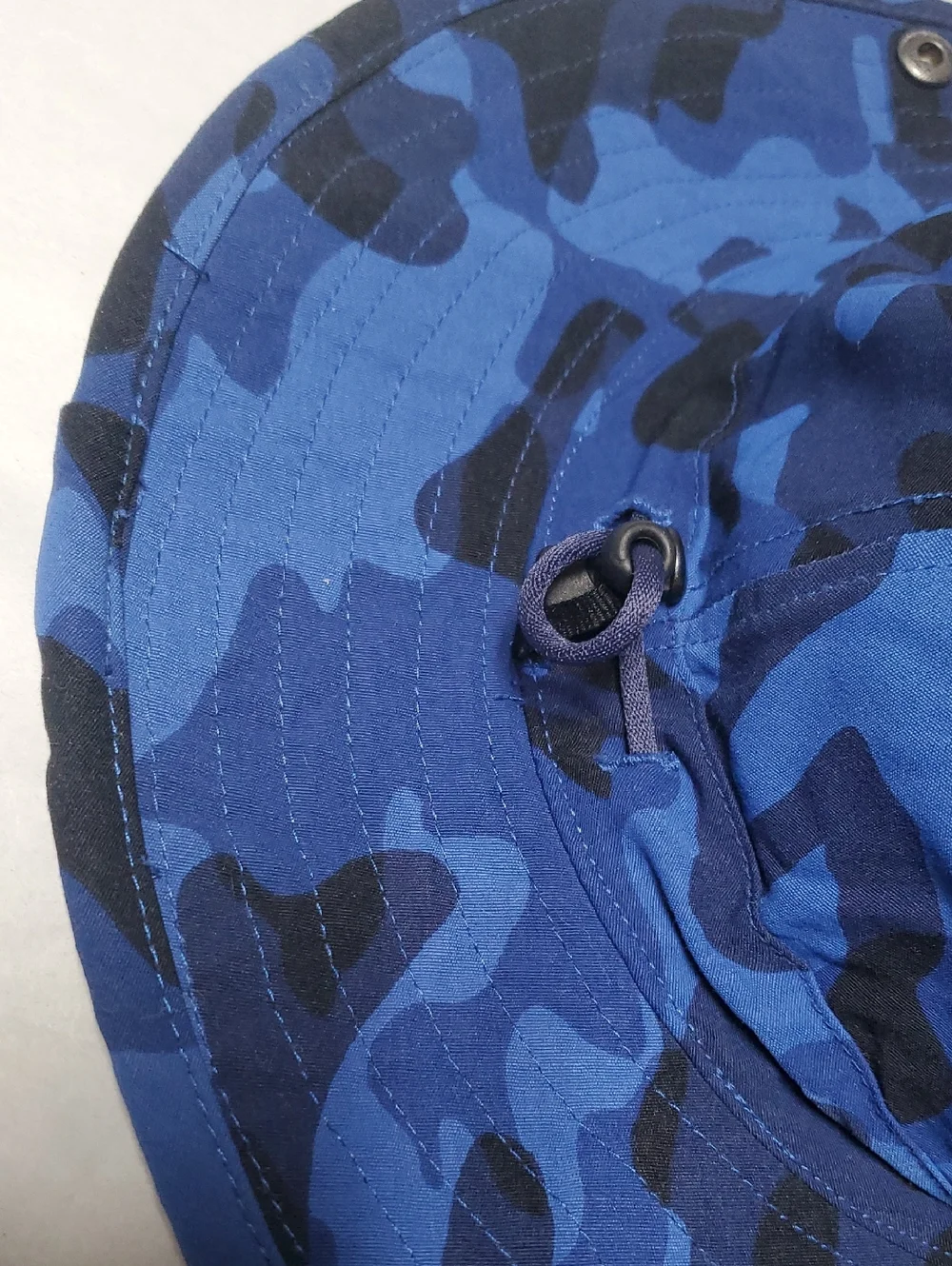 Hanna Andersson Kids Sun Hat Size Medium Blue Camo Outdoors Travel Vacation